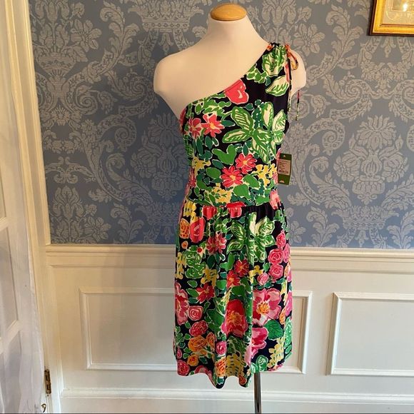 Lilly Pulitzer Dresses & Skirts - Beautiful One Shoulder Lilly Dress NWT 💗🌴💗🌴